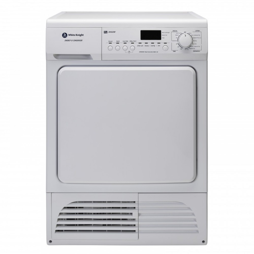 White Knight B93G8W 8kg Freestanding Condenser Tumble Dryer White