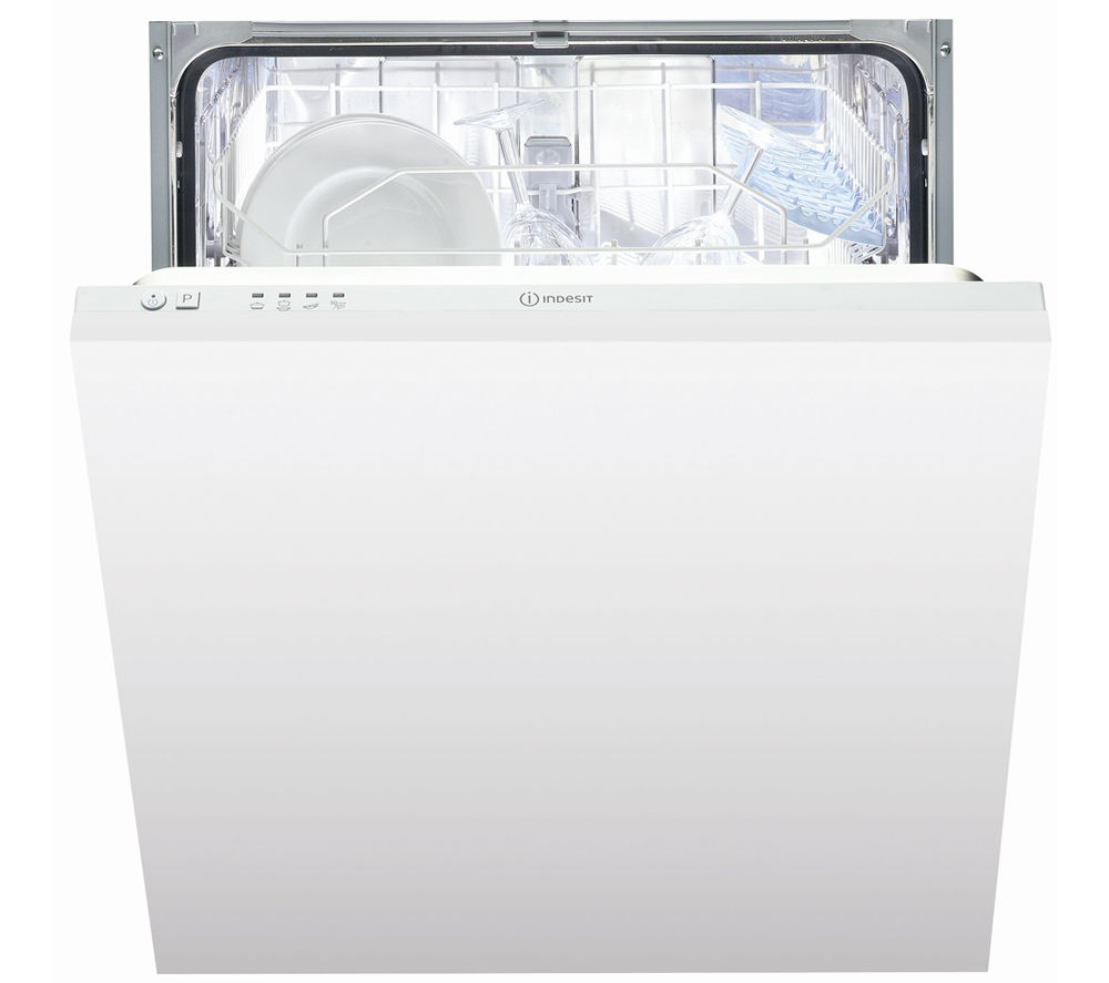Indesit DIF 04B1 59.5 cm Fully Integrated Dishwasher - White