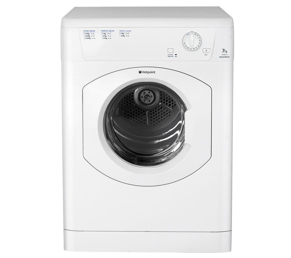 HOTPOINT Aquarius TVM570P Vented Tumble Dryer - White