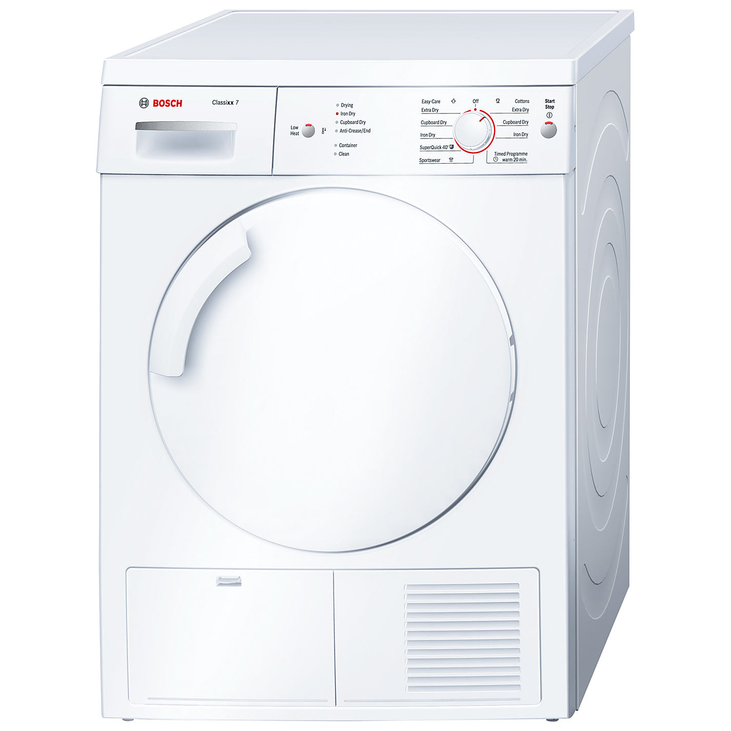 BOSCH Classixx 7 WTE84106GB Tumble Dryer - White